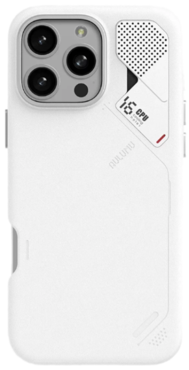 Aulumu A16 Чехол для iPhone 16 Pro Max, Vegan Leather совместим с MagSafe, белый