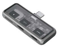 Satechi Mobile XR Hub PD 100W with microSD, Цвет: Серый