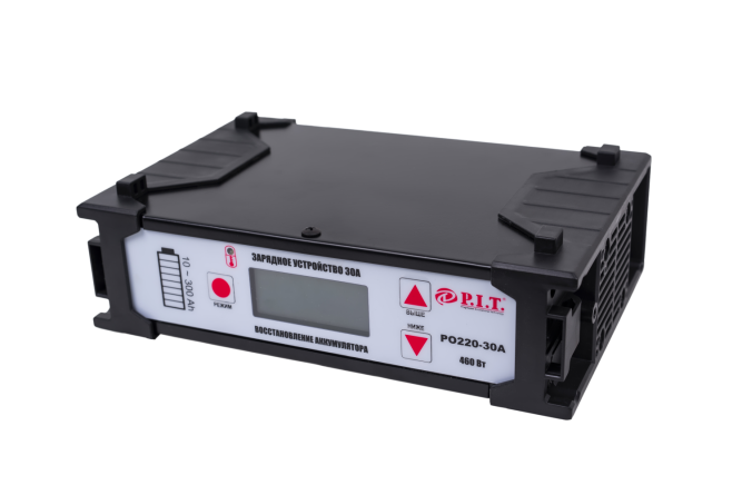 P.I.T. Зарядное устройство инверторное РО220-30А (12/24В,ток зар 3-30А, 530Вт, емк.акк10-300Ач)