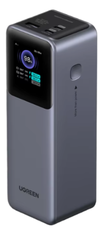 Ugreen портативный внешний аккумулятор PB722 | Емкость - 25000 мАч с быстрой зарядкой, Мощность устройства 200 Вт 