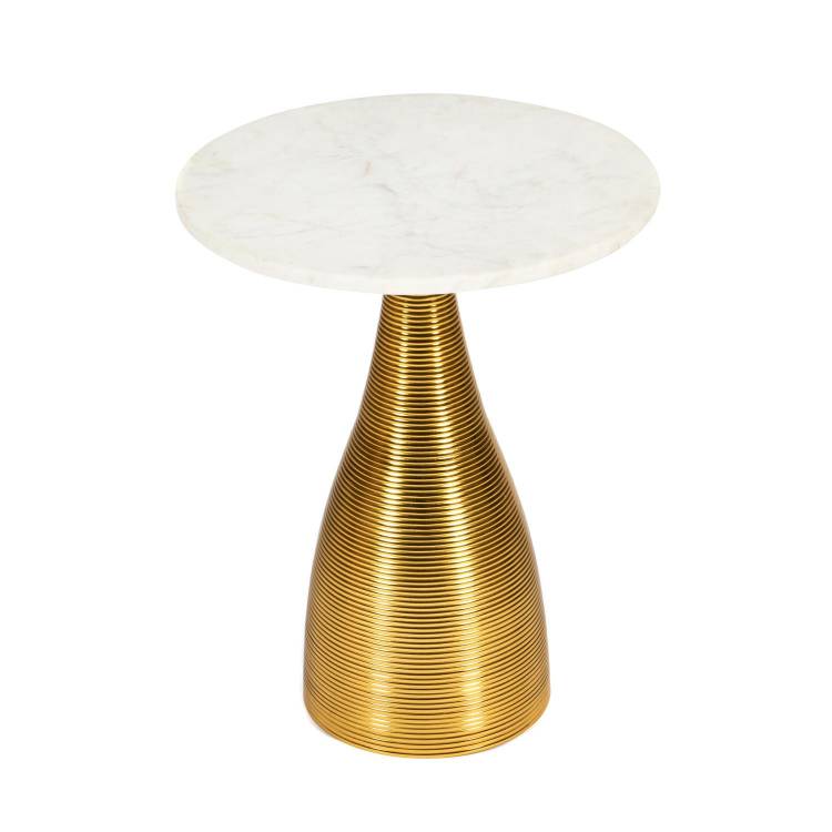 Tetchair Столик кофейный Secret De Maison CINTRA ( mod. 12473 ) алюминиевый сплав/мрамор, 40,7x40,7x52,7см, золотой/gold 14092