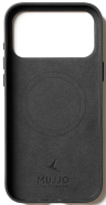 Mujjo Чехол кожаный для iPhone 17 Pro Max с MagSafe, Black