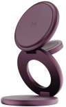 Magssory Disc Ultra Складное беспроводное зарядное устройство 3 в 1 для Apple | с магнитами | с поддержкой Qi2.2 | Burgundy