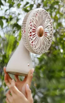 Портативный вентилятор Sothing Bridal Bouquet Shaking Head Fan/ 2000 mAh/ 3 режима скорости/ (DSHJ-S-2113)_world