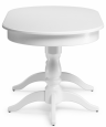 Woodville Деревянный стол "Красидиано" белый | Ширина - 84; Высота - 76; Длина в разложенном виде - 200; Длина - 150 см