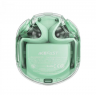  Acefast беспроводные наушники T8 crystal color bluetooth earbuds, цвет: mint green