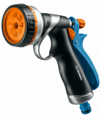 GRINDA поливочный пистолет RM-8, 8 режимов, курок сзади, металлический с TPR, серия PROLine