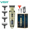 VGR V-901 триммер для волос и бороды | длина стрижки до 7 мм, насадок - 4 шт, питание - от аккумулятора 