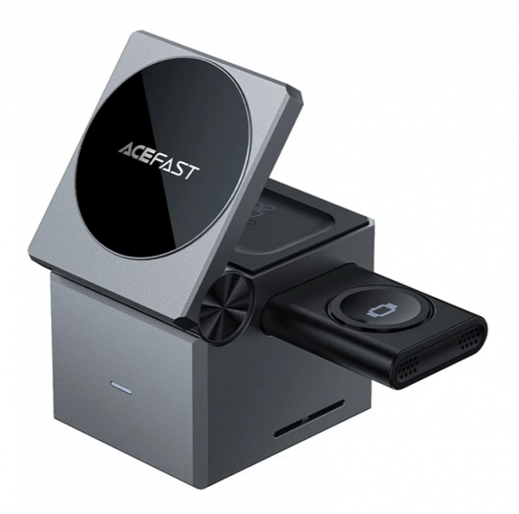 Acefast Беспроводное зарядное устройство E18 3 в 1 | 23 Вт, для телефона, часов, наушников