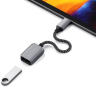 Satechi Кабель-адаптер USB-C to USB 3.0 | Передачи данных USB со скоростью до 5 Гбит/с | Цвет серый космос