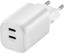 uBear Сетевое зарядное устройство | 65W | 2 порта: USB-C | Catch Wall Charger, white