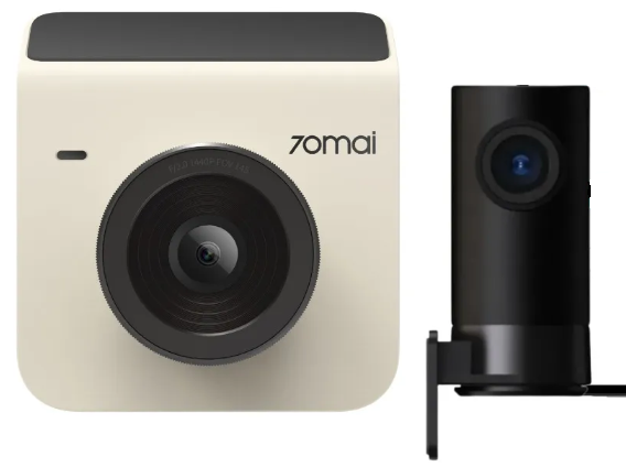 Видеорегистратор Xiaomi 70mai Dash Cam A400 + камера RC09 EU White, world