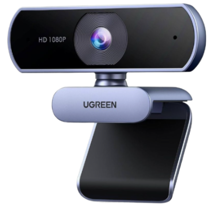  Ugreen Веб-камера CM678 1080P с частотой 30 Гц | регулировка угла обзора: вращение на 360° и возможность наклона