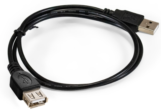Удлинитель USB 2.0 ExeGate EX-CC-USB2-AMAF-0.5 (Am/Af, 0,5м)