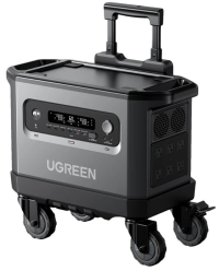 Ugreen GS2200 (15357) Электрическая станция | Портативная электростанция 2200 Вт | 640000 мАч | Быстрая зарядка | 2 x USB, 4 x USB Type-C, 8 x розетка, автомобильная розетка | Для дома и путешествий