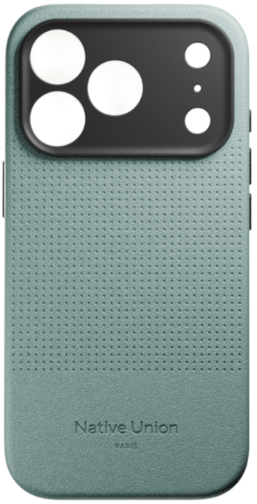 Native Union Чехол для iPhone 17 Pro (RE) Active Classic Case MagSafe, зелёный сланец 