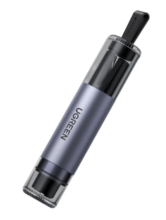 Ugreen Автомобильный спасательный молоток и нож для перерезания ремней безопасности LP821 (35347) Car Safety Hammer. Цвет: серый