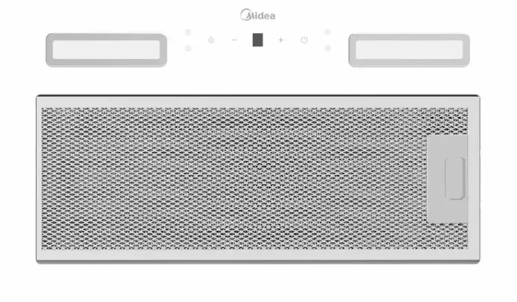 Midea Вытяжка встраиваемая MH60I550GW на 28 кв.м | ВхШхГ: 29.9×52×28.4 см | Режимы работы: Отвод / рециркуляция | Количество скоростей: 3