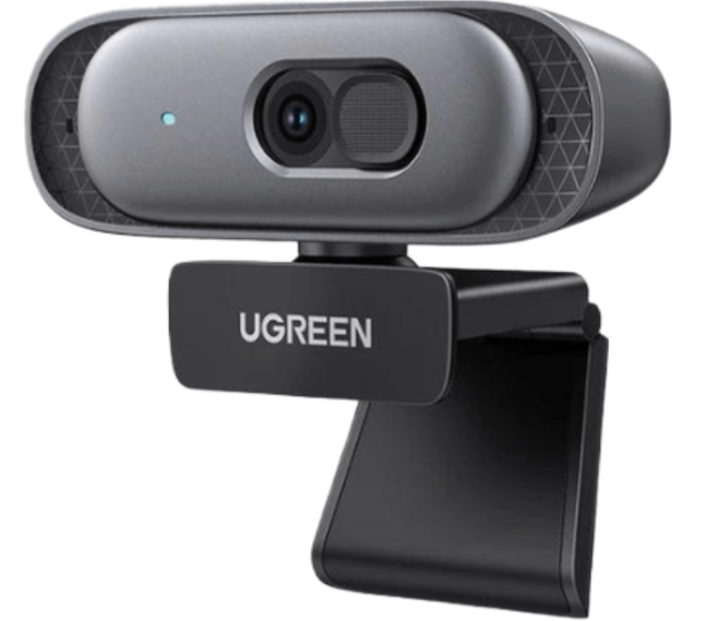 Ugreen CM778 Веб-Kaмера с разрешением 2K и частотой 30 кадров в секунду | два встроенных микрофона с функцией шумоподавления