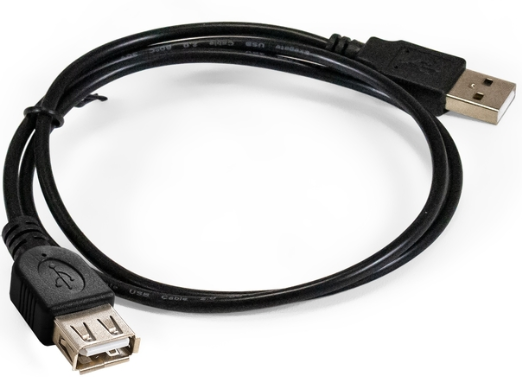 Удлинитель USB 2.0 ExeGate EX-CC-USB2-AMAF-0.75 (Am/Af, 0,75м)