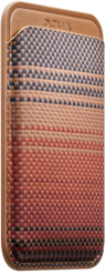 Pitaka Magnetic Woven Wallet Картхолдер | Магнитное крепление | Прочный и легкий материал из арамидного волокна | Компактный дизайн | Вместимость до 6 карт 1, Sunset