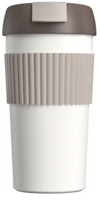 Xiaomi Термокружка (490 мл) Kiss Kiss Fish Rainbow Vacuum Coffee Tumbler, серо-коричневый