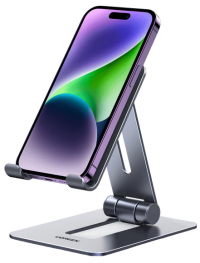 Ugreen Подставка для телефона  LP678 (15608) Foldable Multi-Angle Phone Stand With Height Adjustable регулируемая по высоте. Цвет: серый		